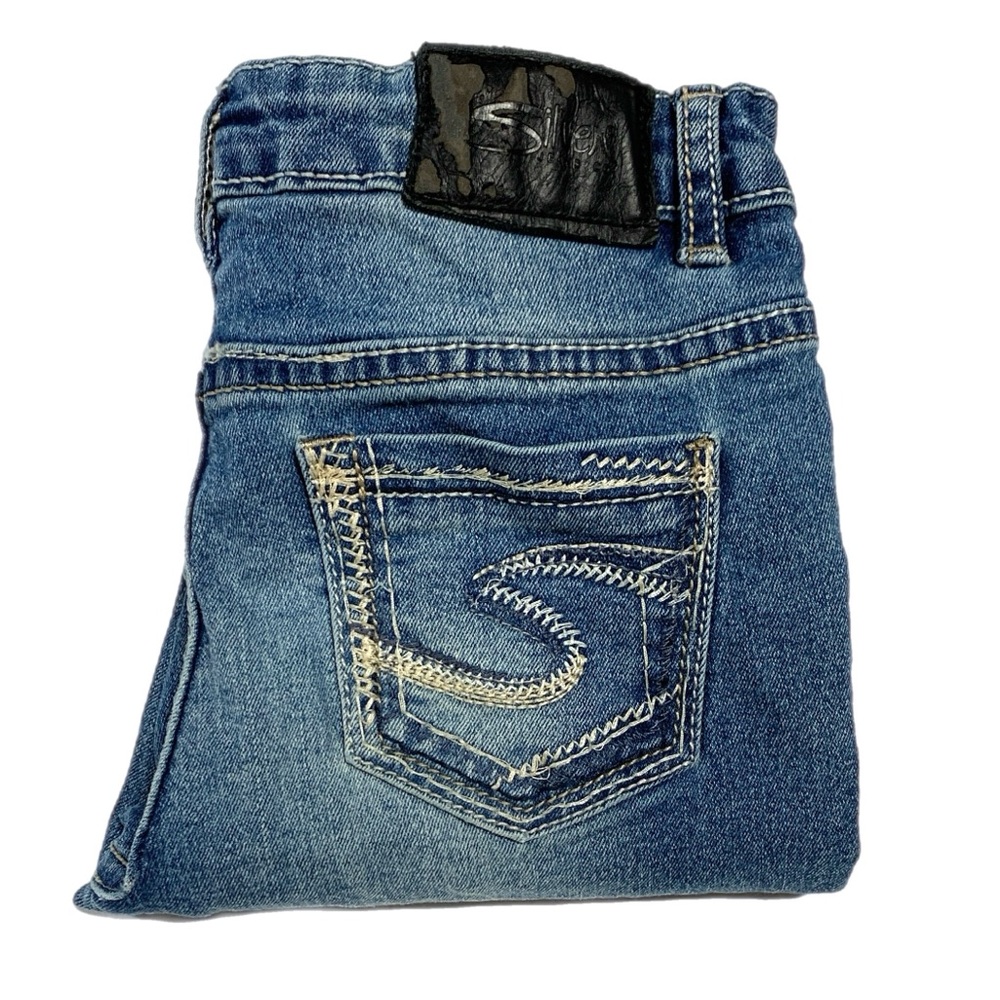 Youth Girls Silver Jeans Co. 6X Skinny Jeans - 4244